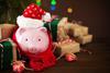 Christmas piggy bank