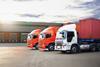 Logistics, trucks, distribution