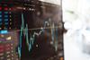 Stock market chart