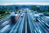 Motorway, cars, traffic, transport, infrastructure