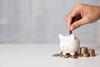Savings, adequacy, piggy bank, coins