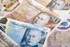 UK sterling, cash, notes, money
