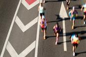 Marathon runners, running, athletics, road, competition