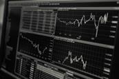 Stock market chart