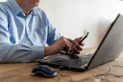 Laptop, technology, user, smartphone