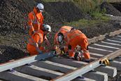 railway, engineers, transport, infrastructure, train, construction