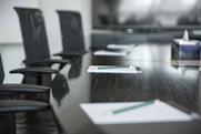 Boardroom, meeting room, desk