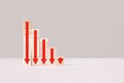 Decrease, reduce, consolidation, fall