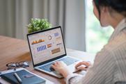 Dashboard, laptop, analysis, technology