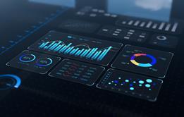 technology, data, dashboard, investment chart