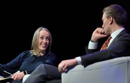Carol Young, USS, Torsten Bell, Pensions UK Investment Conference