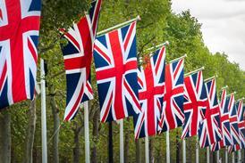 UK flags