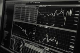 Stock market chart