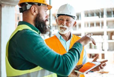 Workers, industrial, construction