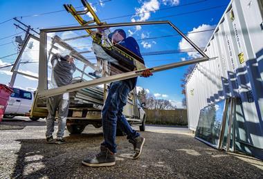 Glass, building, construction