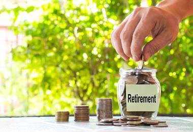 Retirement pot, savings, pension