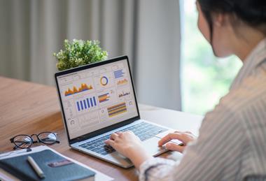 Dashboard, laptop, analysis, technology