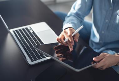 Laptop, smartphone, digital, technology