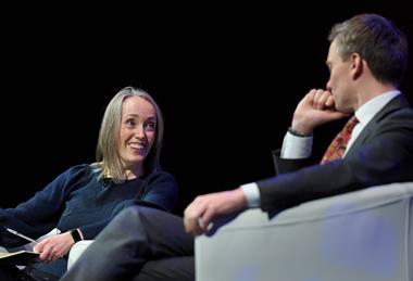 Carol Young, USS, Torsten Bell, Pensions UK Investment Conference