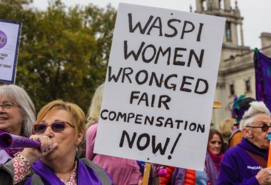 WASPI protest Oct 2024