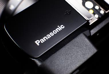 Panasonic logo, camera