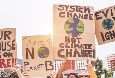 Climate change protest, global warming