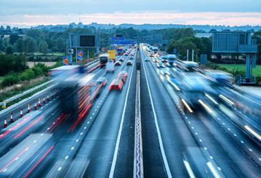 Motorway, cars, traffic, transport, infrastructure