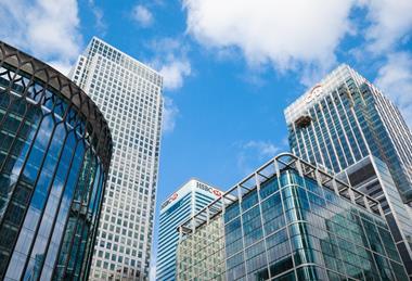 London, city, Canary Wharf