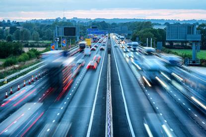 Motorway, cars, traffic, transport, infrastructure