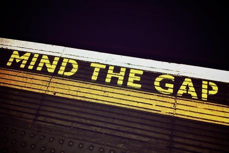 Mind the gap, credit Greg Plominski