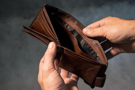 Empty wallet - credit Andrew Khoroshavin