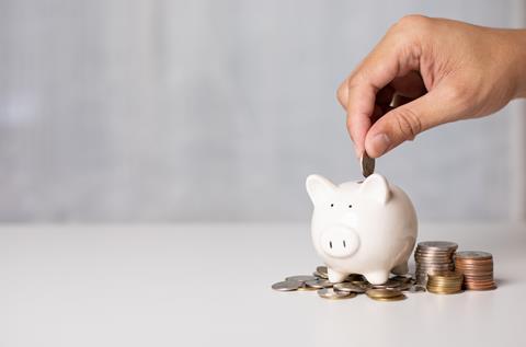 Savings, adequacy, piggy bank, coins