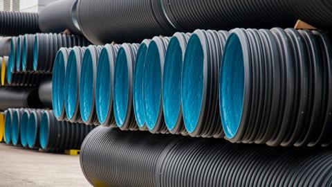 Plastics, industrial, piping