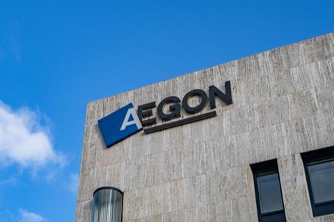 Aegon office and logo