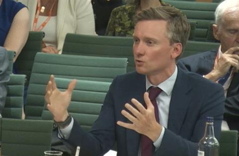 Torsten Bell at the Pension Schemes Bell scrutiny committee