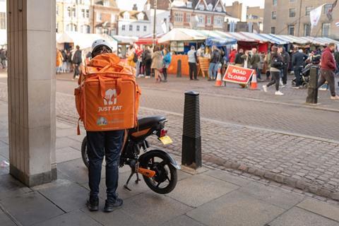 Just Eat delivery driver