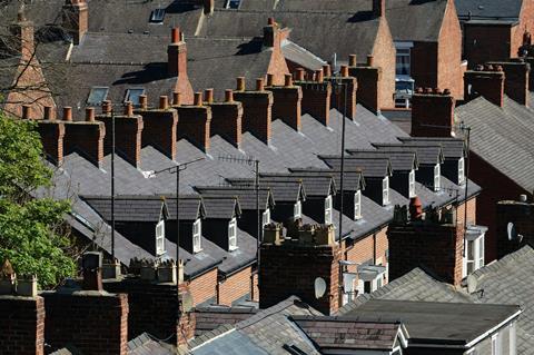 Rows of houses