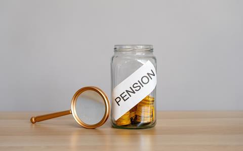 Pension saving, search, tracing