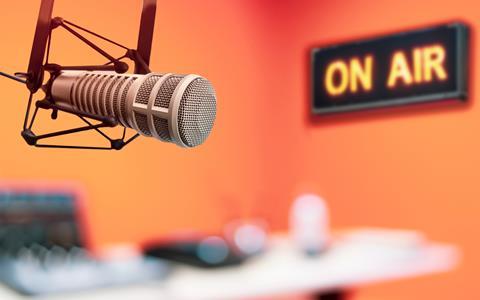 On air, podcast, microphone