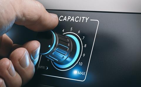 Capacity, dial, control