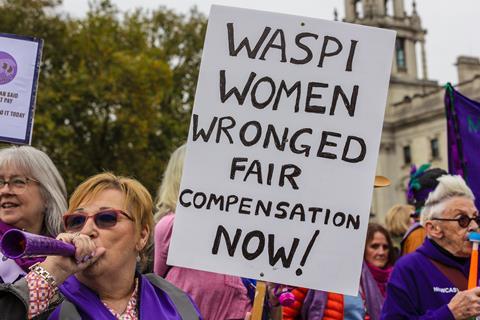 WASPI protest Oct 2024