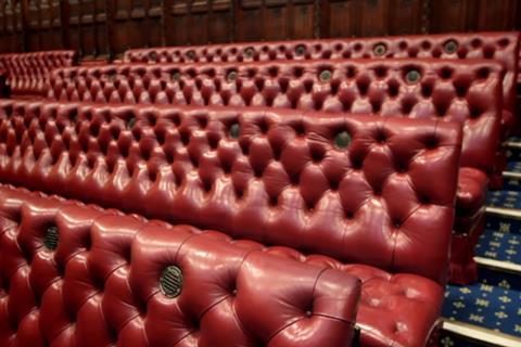 House of Lords benches