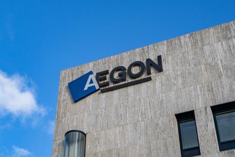 Aegon office and logo