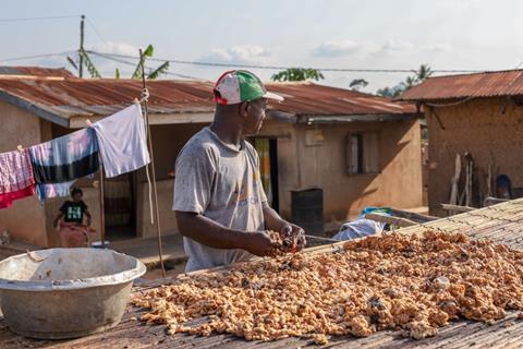 Ghana coffee farmer