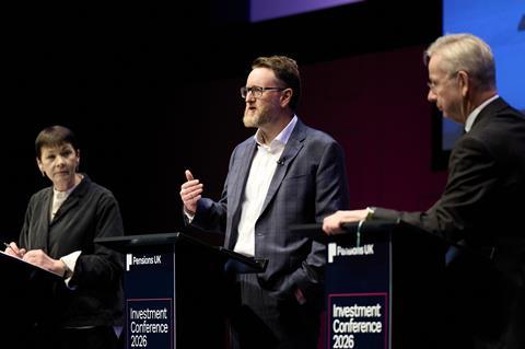 Caroline Lucas, Gregg McClymont, Michael Gove, Pensions UK Investment Conference 2026 1