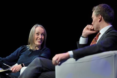 Carol Young, USS, Torsten Bell, Pensions UK Investment Conference