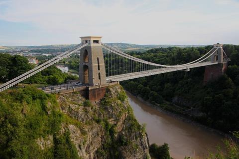 Clifton Suspension Bridge in Bristol