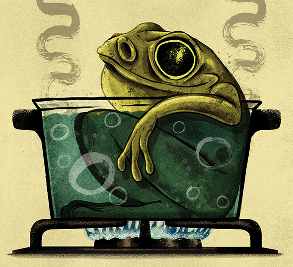 On the boil...