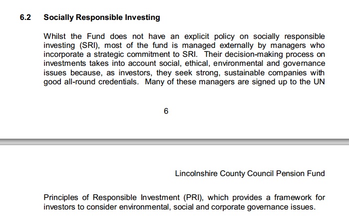 Statement of Investment Principles