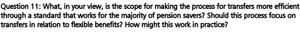 Pension transfers and early exit charges